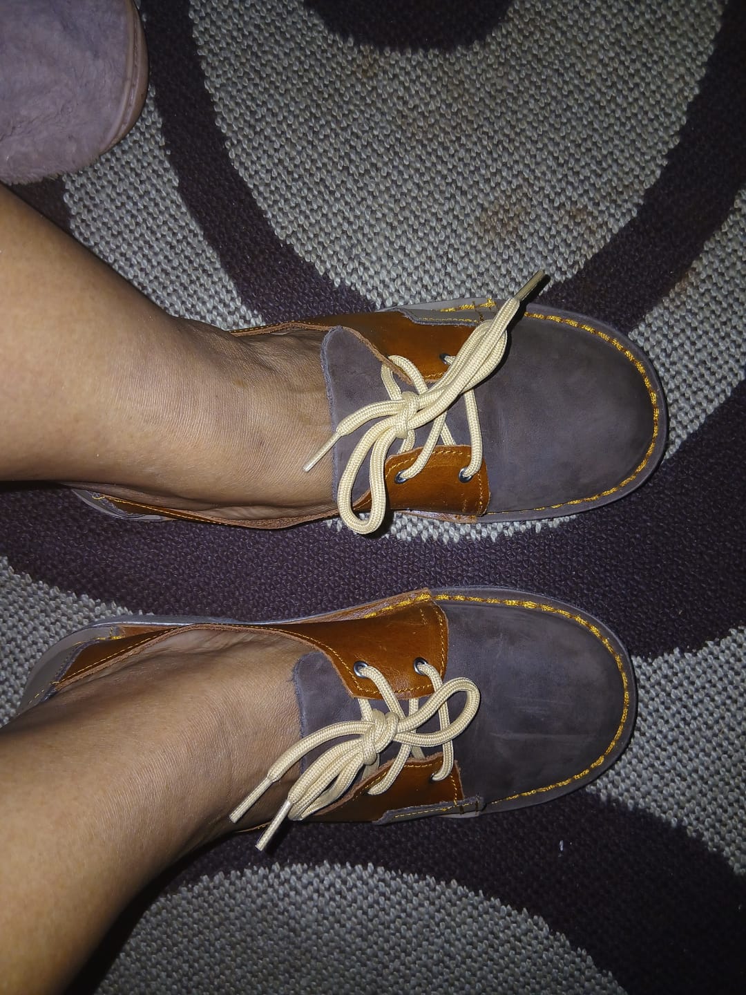 Customer photo review of Genuine leather Multi Color Pumps