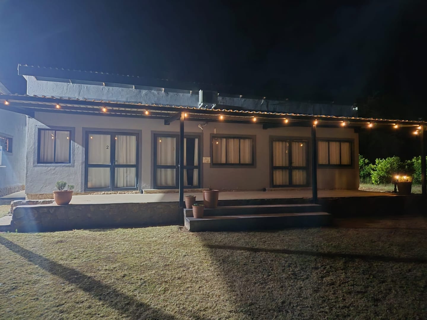 Customer photo review of Solar Festoon Bulb String Lights