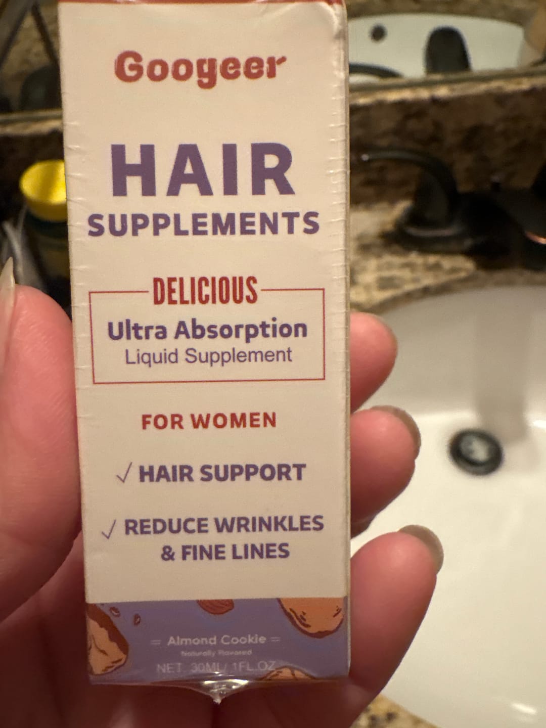 Customer photo review of Hair Growth Max Liposomal