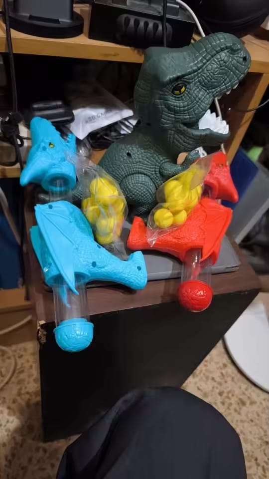 Customer photo review of DinoBlast™ - Interactive Shooting Target Game