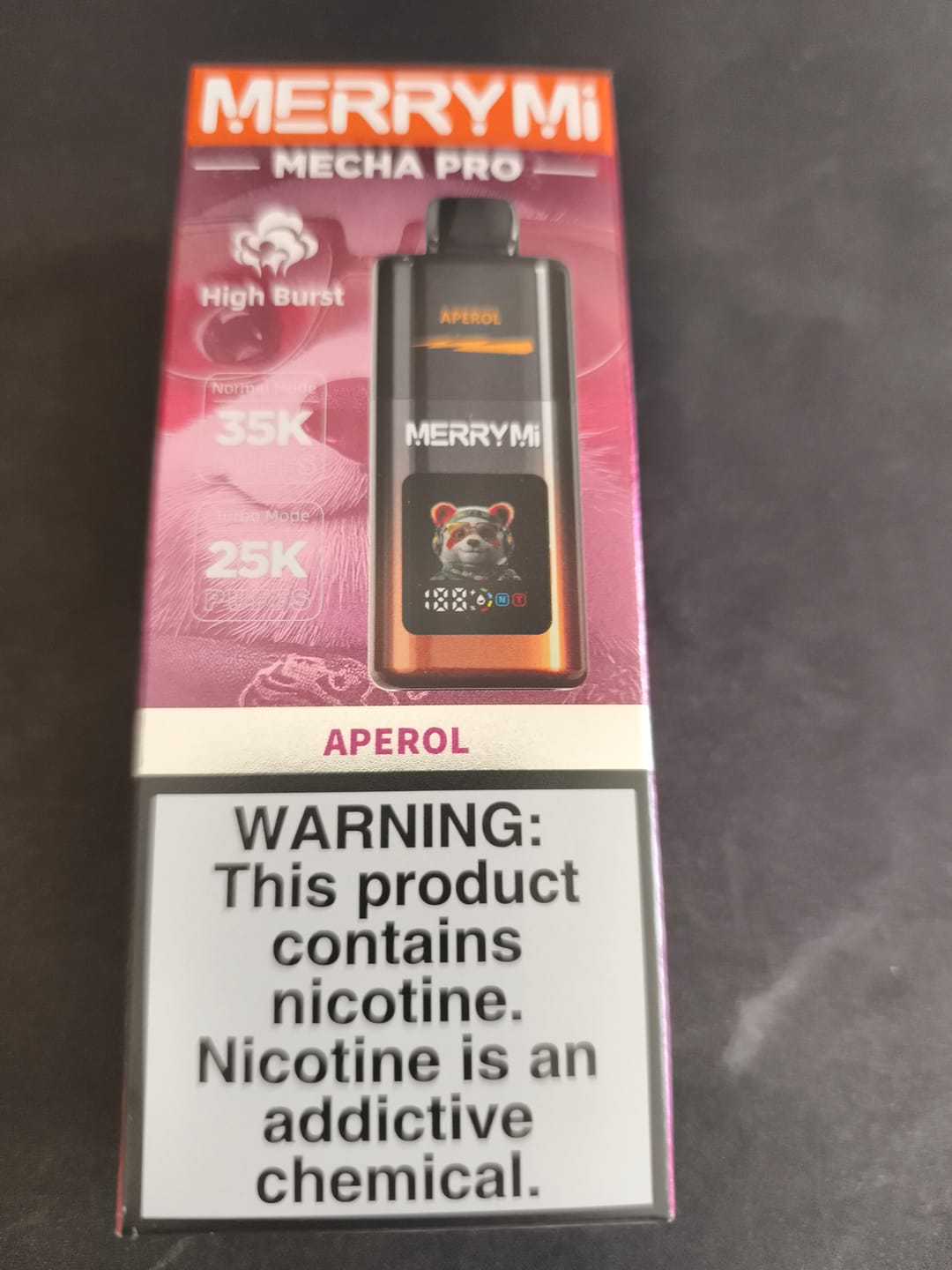 Customer photo review of Jednorazówki MERRYMI Mecha Pro 35K Buchów - E papieros 5%