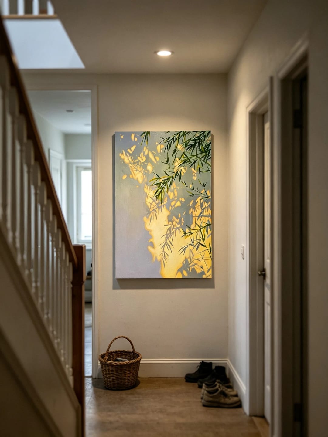 Customer photo review of Expressive Contemporary Art｜Bamboo Light Reflection