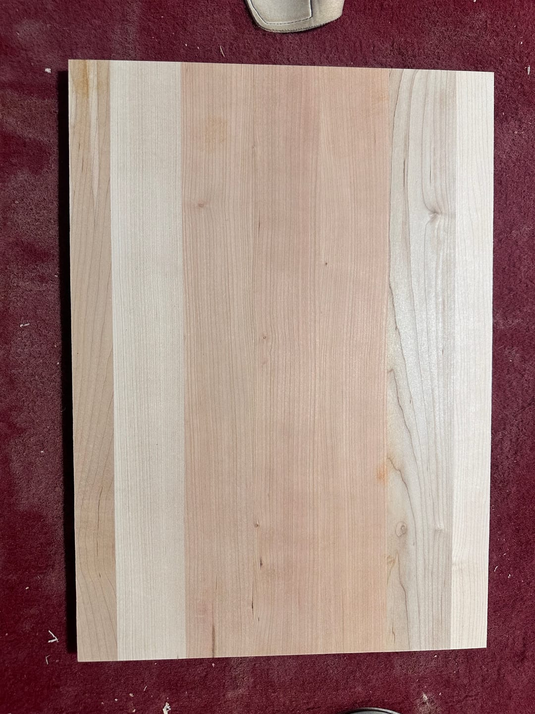 Customer photo review of DIY Cutting Board Maker Kit | Hard Maple + Cherry+ Mahogany (15 Pieces)