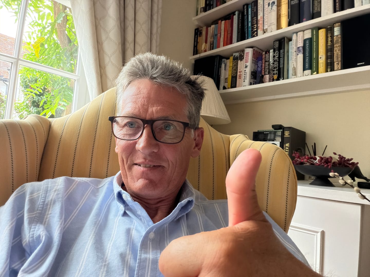 Customer photo review of Devon Magnetic Clip-on | Brown Frame