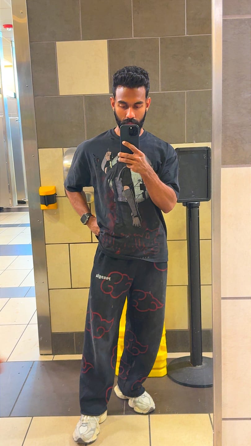 Customer photo review of 4318 - Naruto Distressed Tees