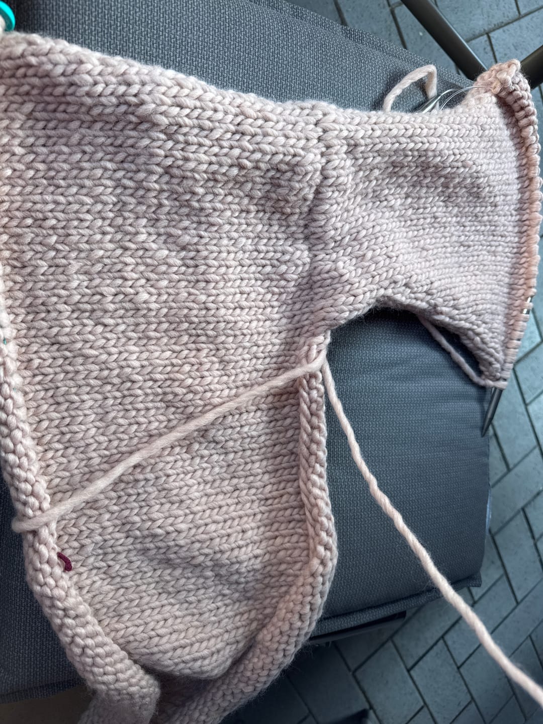 Customer photo review of Strickanleitung - Quickysweater V-Neck