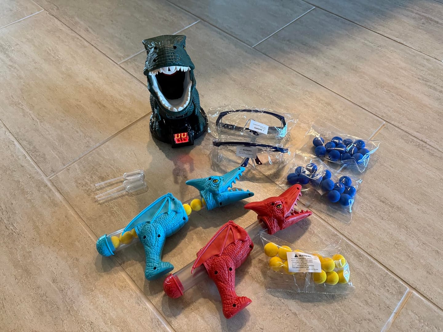 Customer photo review of DinoBlast™ - Interactive Shooting Target Game