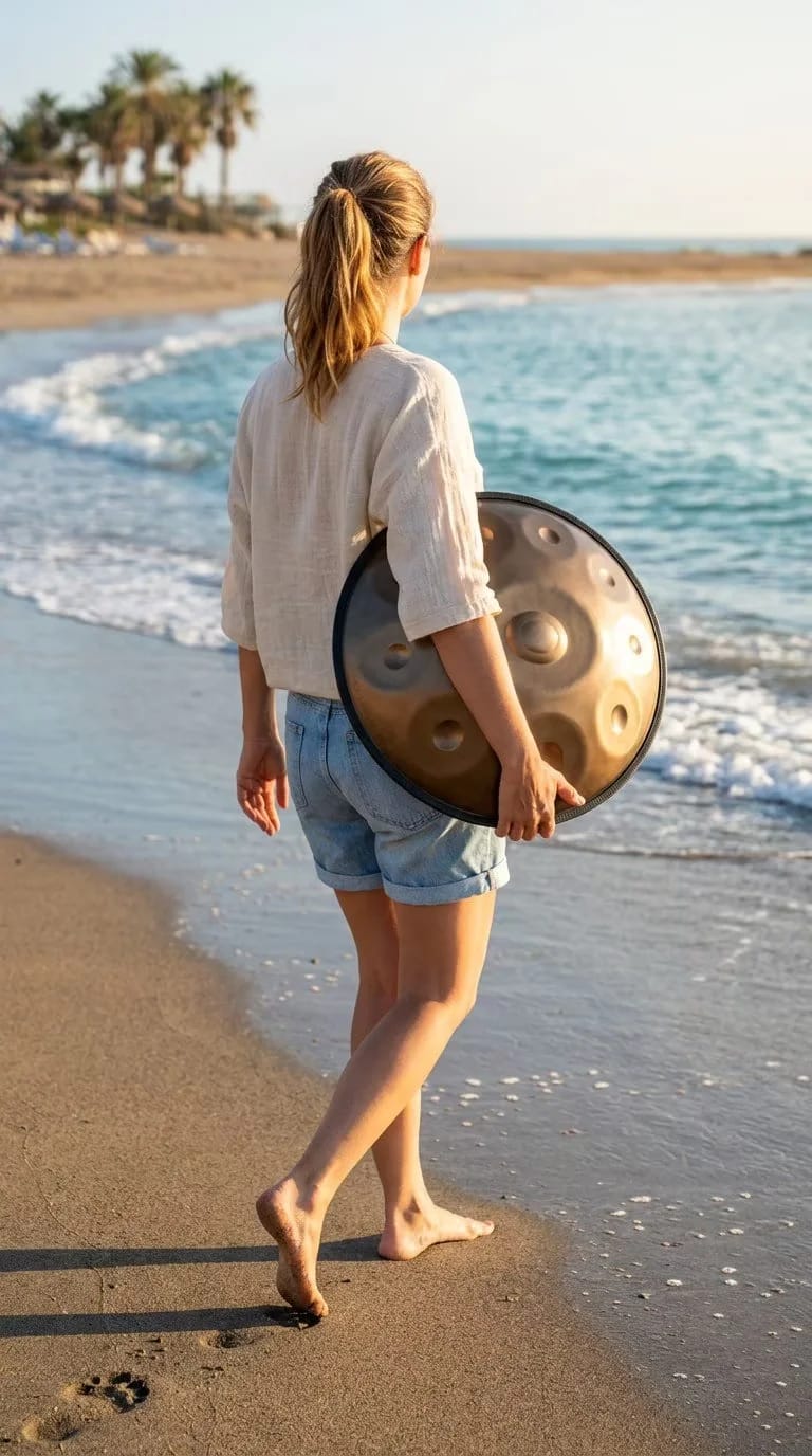 Customer photo review of Cosmos Exquisite Handpan - 12 Notes D Minor Gift Set