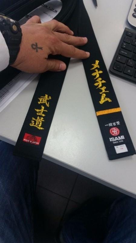 Customer photo review of Isami Karate Black Belt Premium