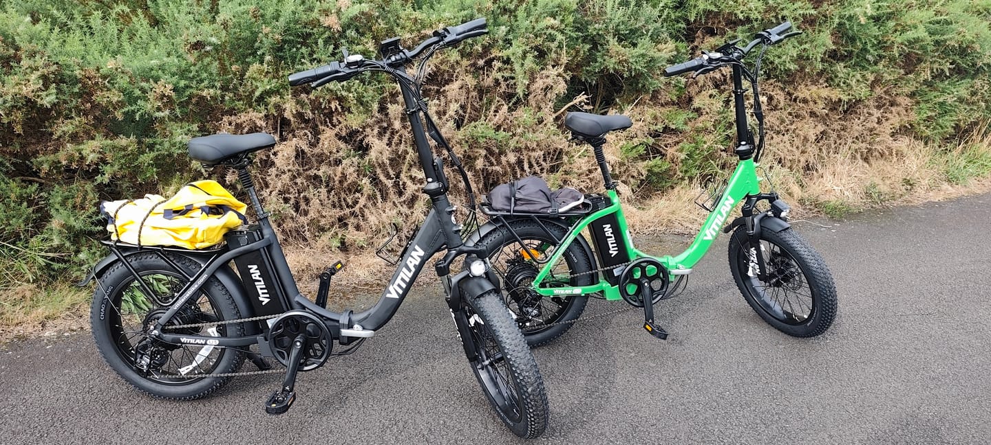 Customer photo review of U3 Full Suspension Foldable Fat Tire Electric Bike