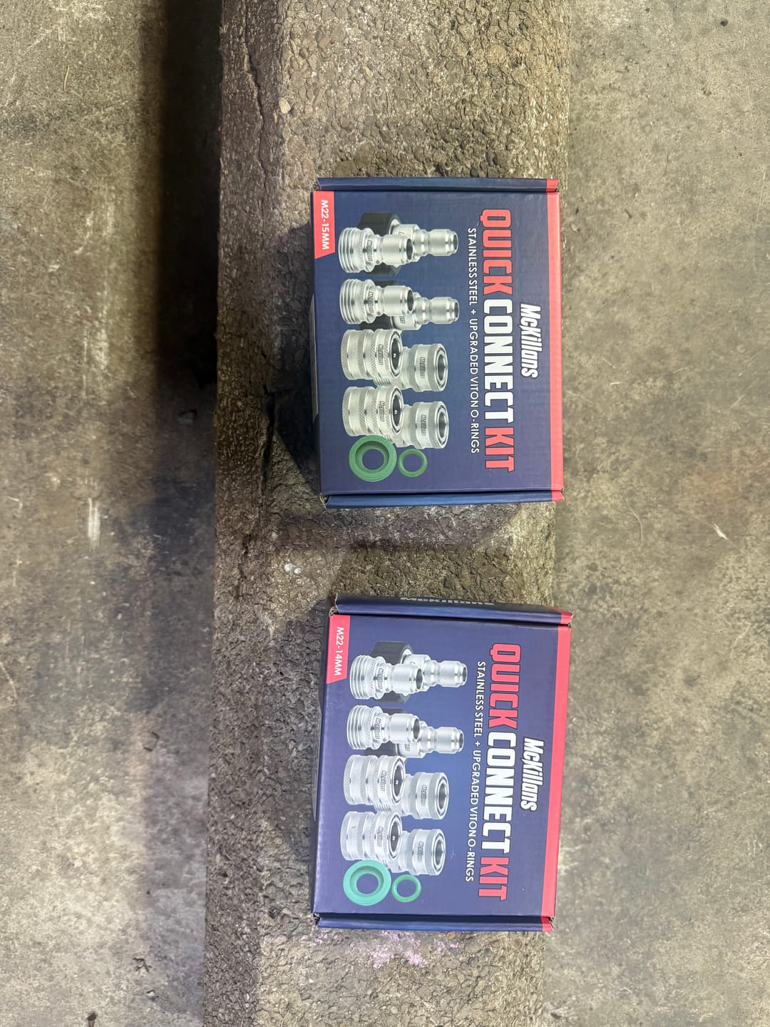 Customer photo review of Stainless Quick Connect Kit