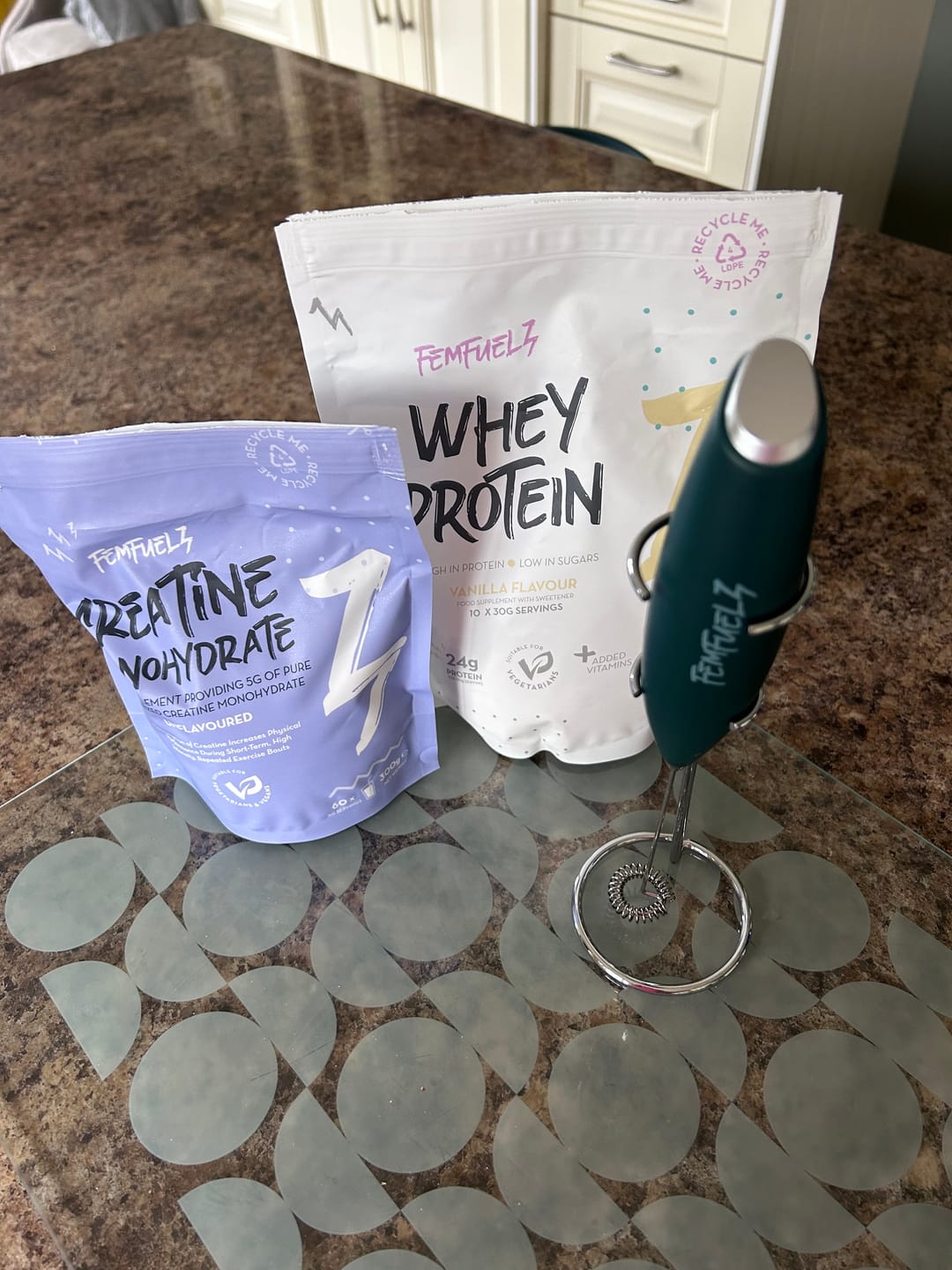 Customer photo review of Whey Protein