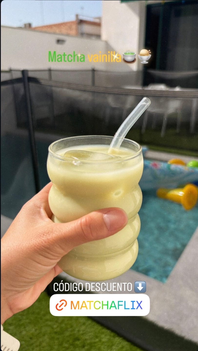 Customer photo review of Té Matcha Vainilla Premium