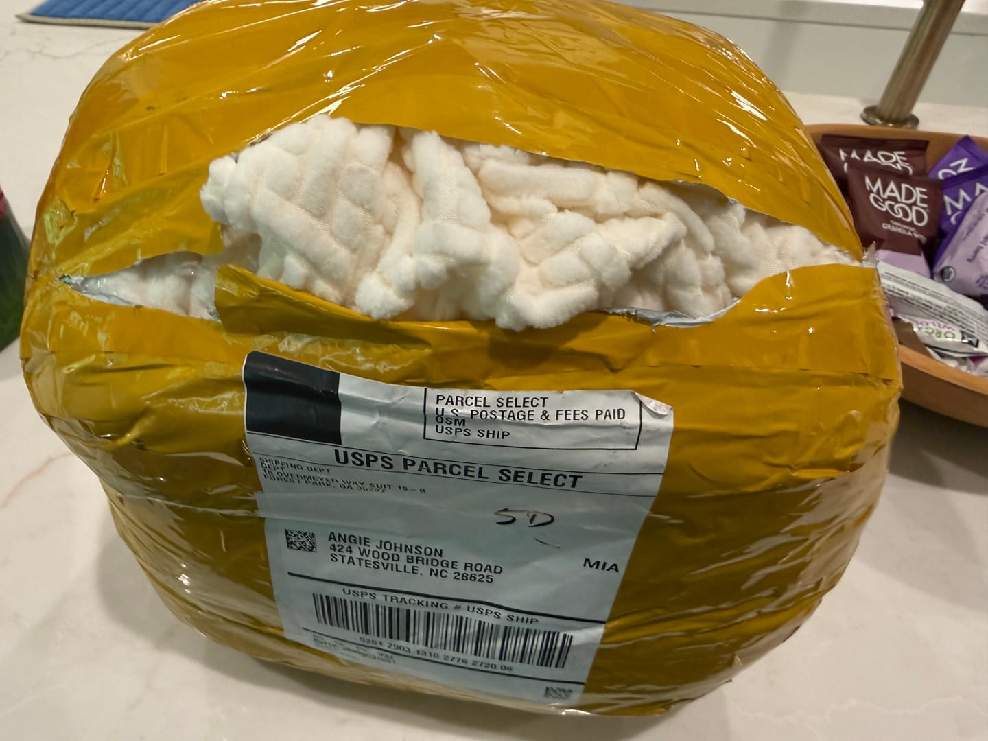 Customer photo review of Dog Proof Cushion Covers