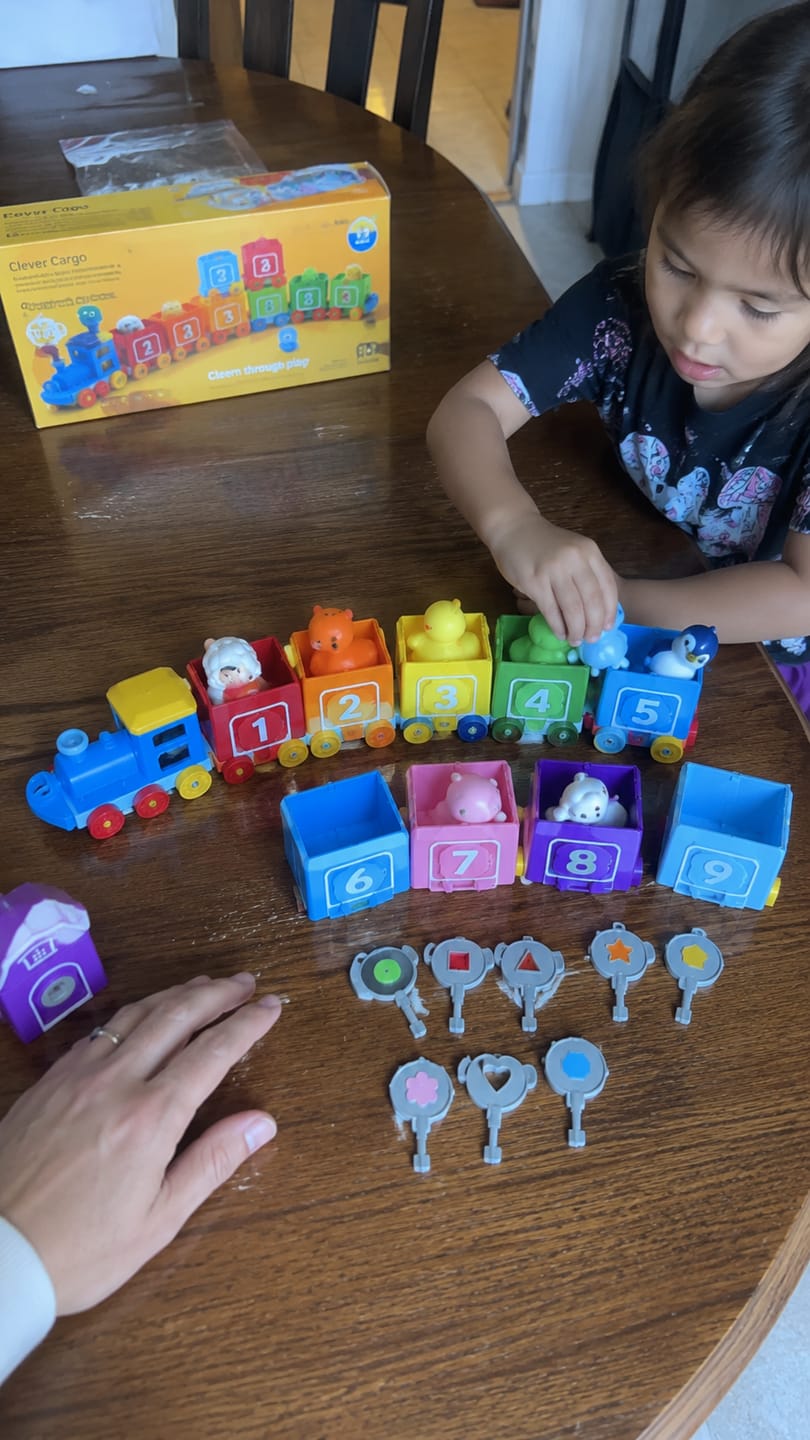 Customer photo review of CleverCargo™ Learning Train