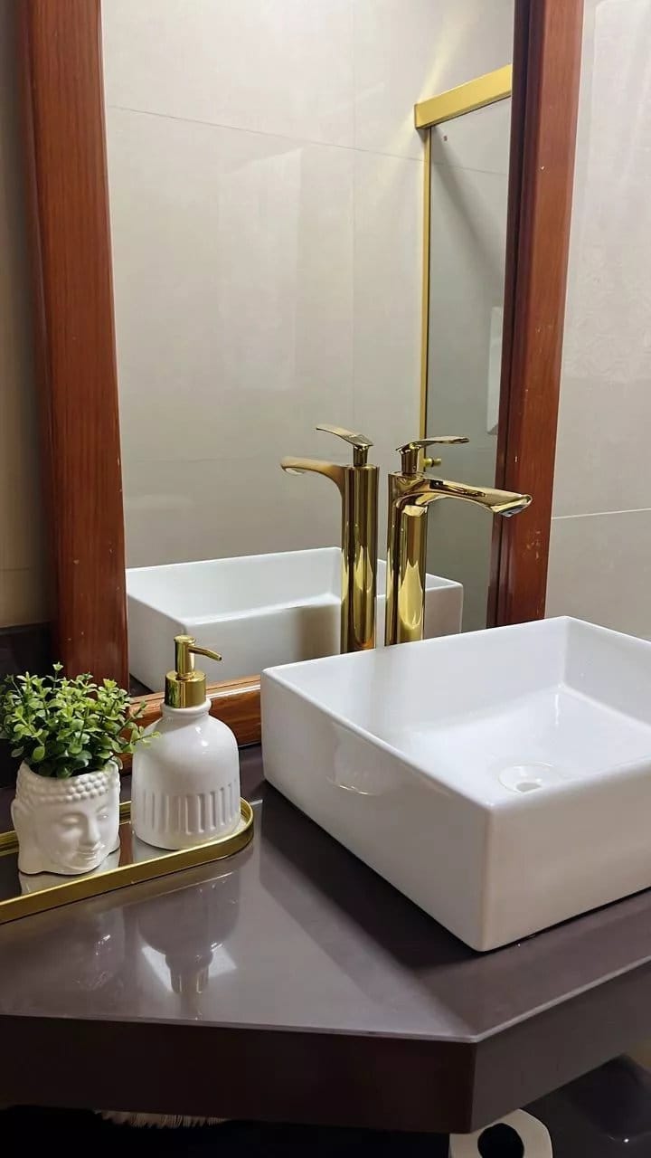 Customer photo review of Torneira Gourmet para Cozinha Preta