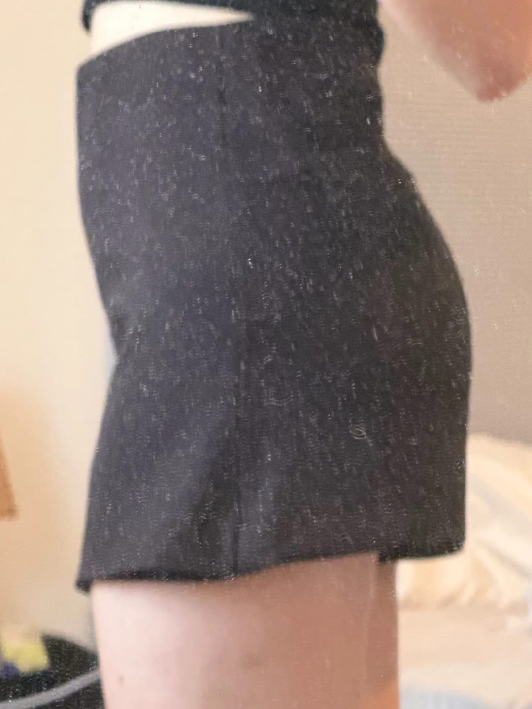 Customer photo review of Tailored High-Waisted Skort