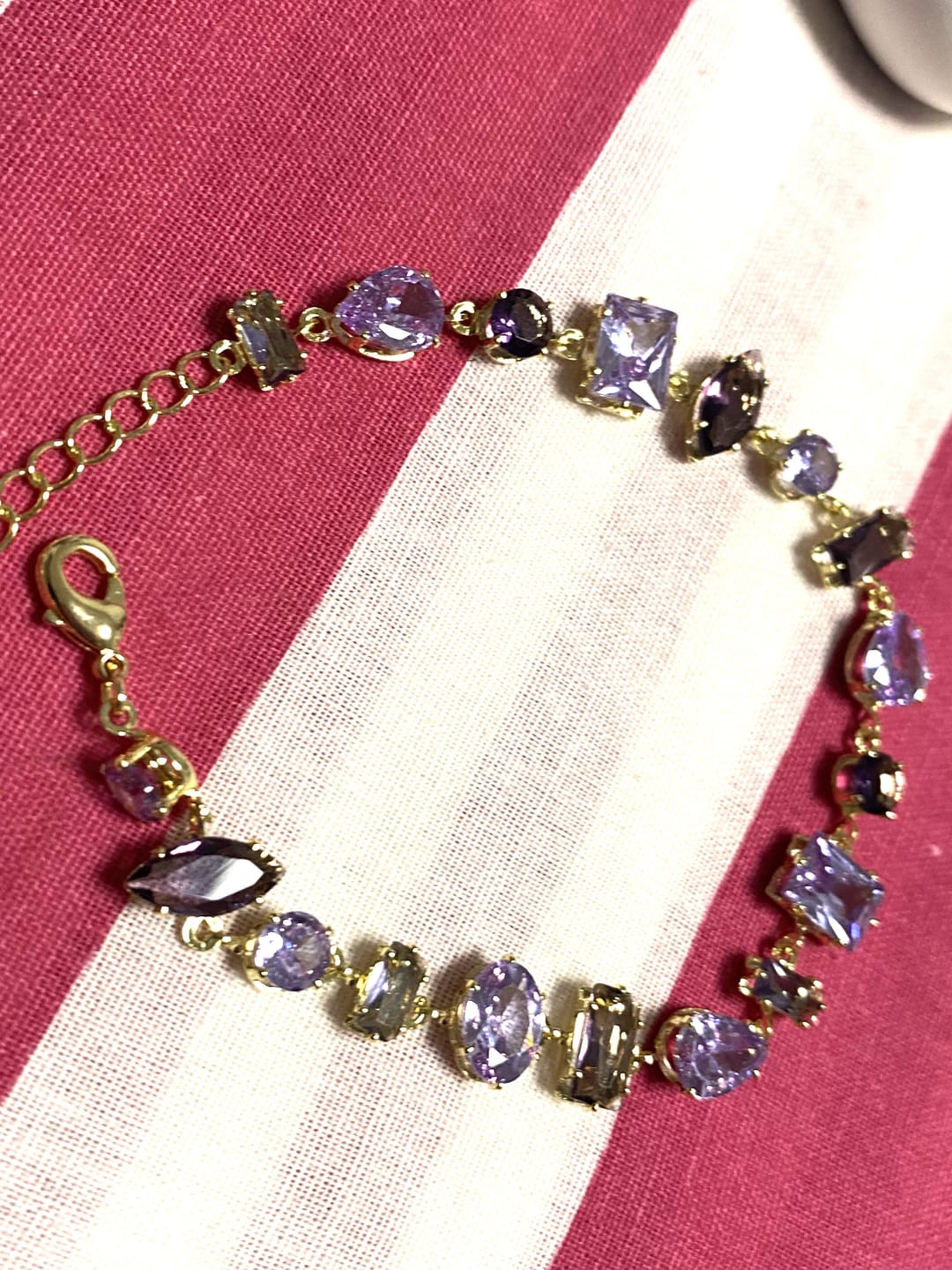 Customer photo review of Rhinestone Princess Bracelet