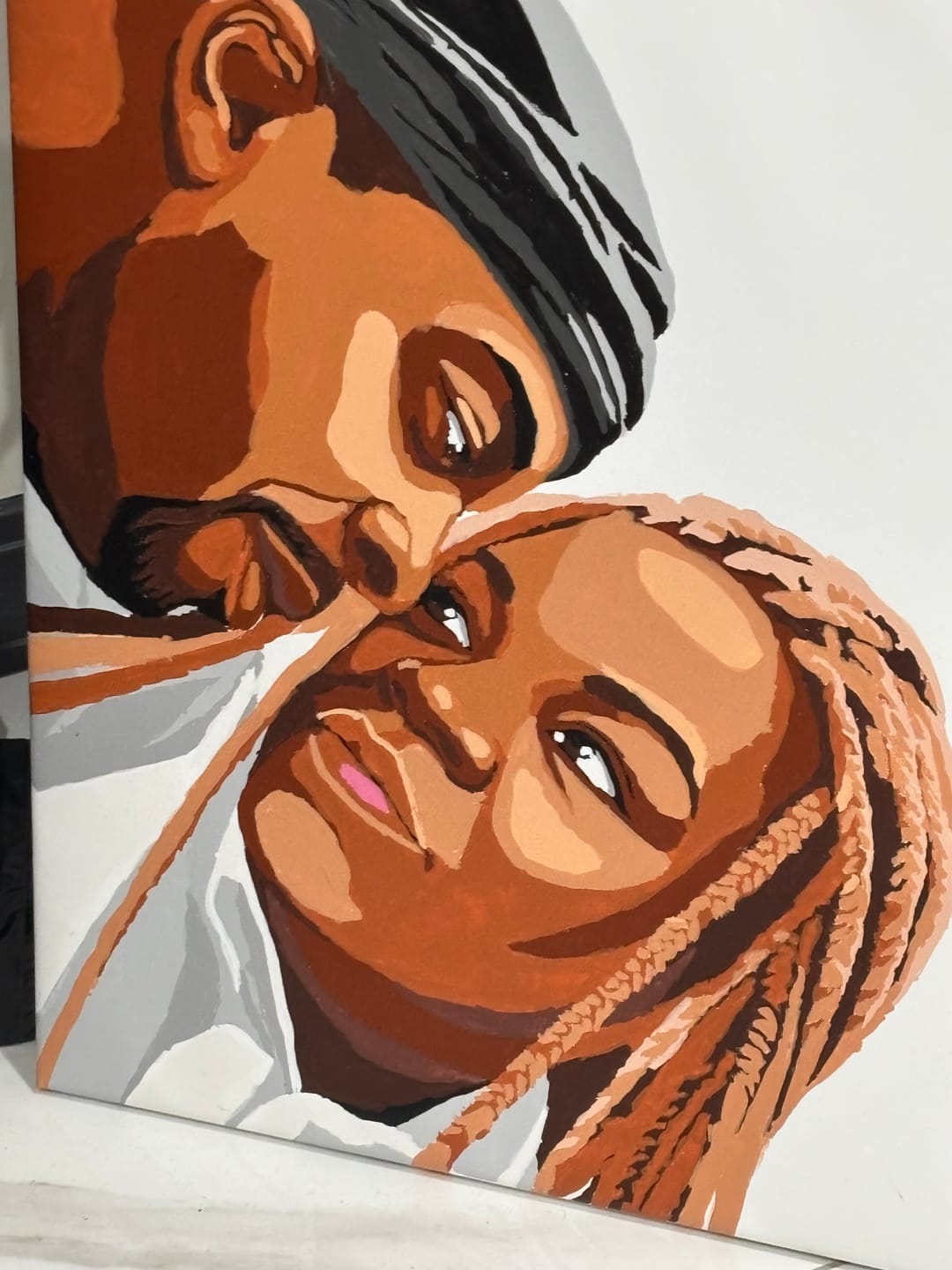 Customer photo review of Couples Paint Kit