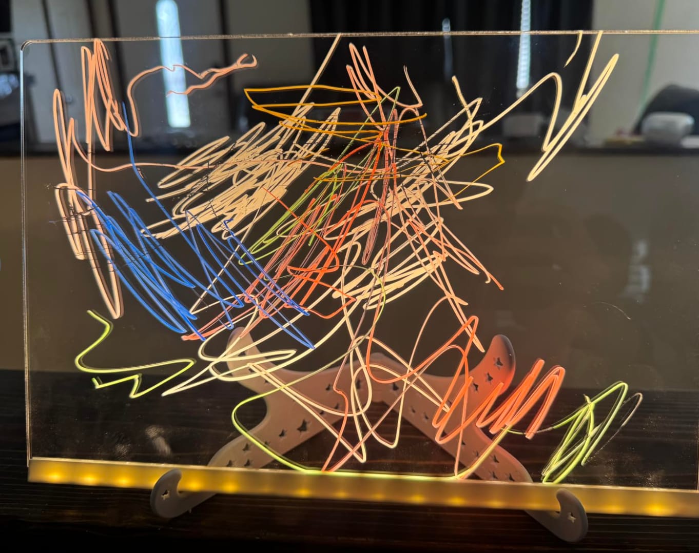Customer photo review of GlowSketch™ – LED Drawing & Message Board