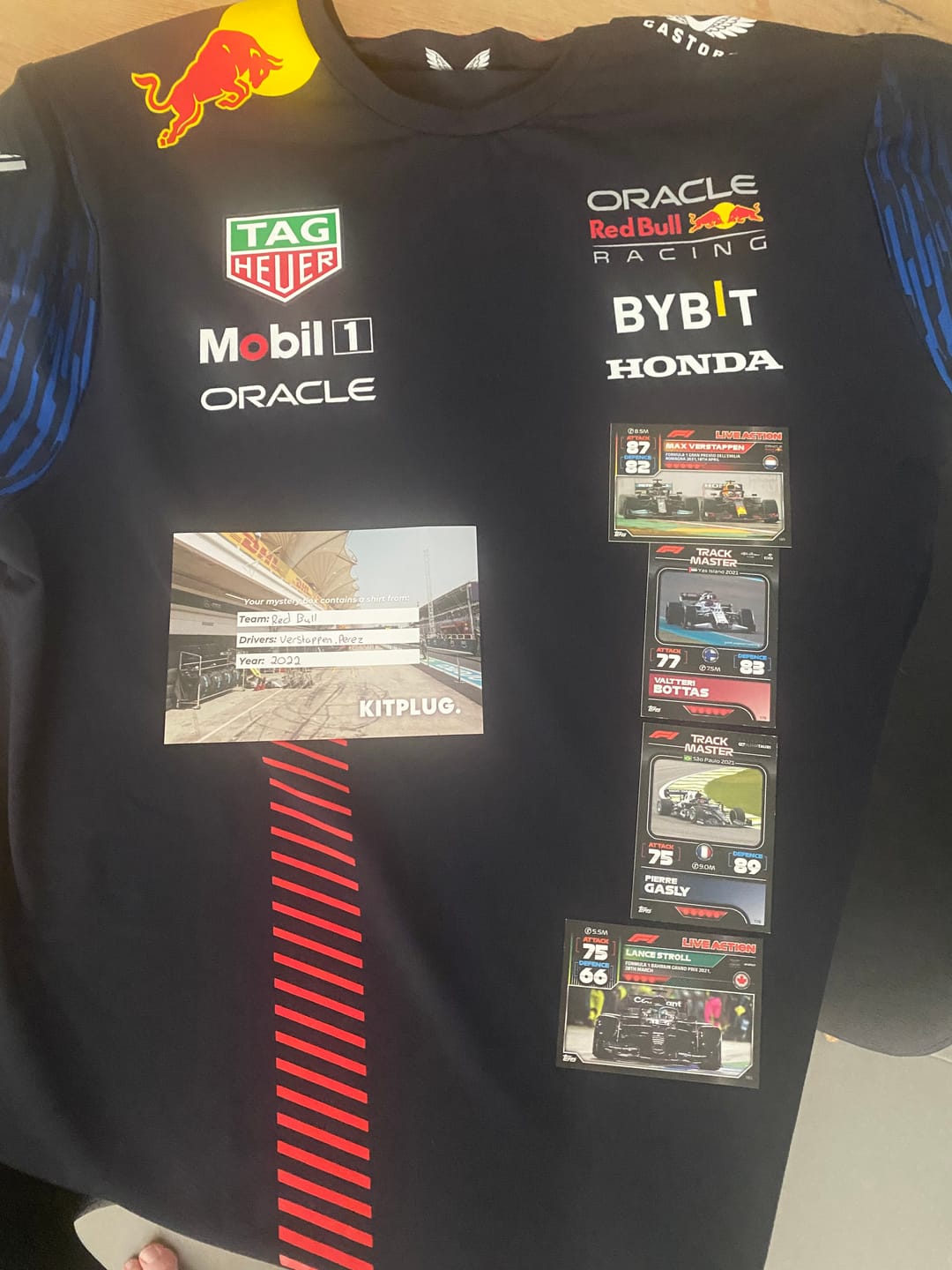 Customer photo review of F1 Mystery Shirt Box