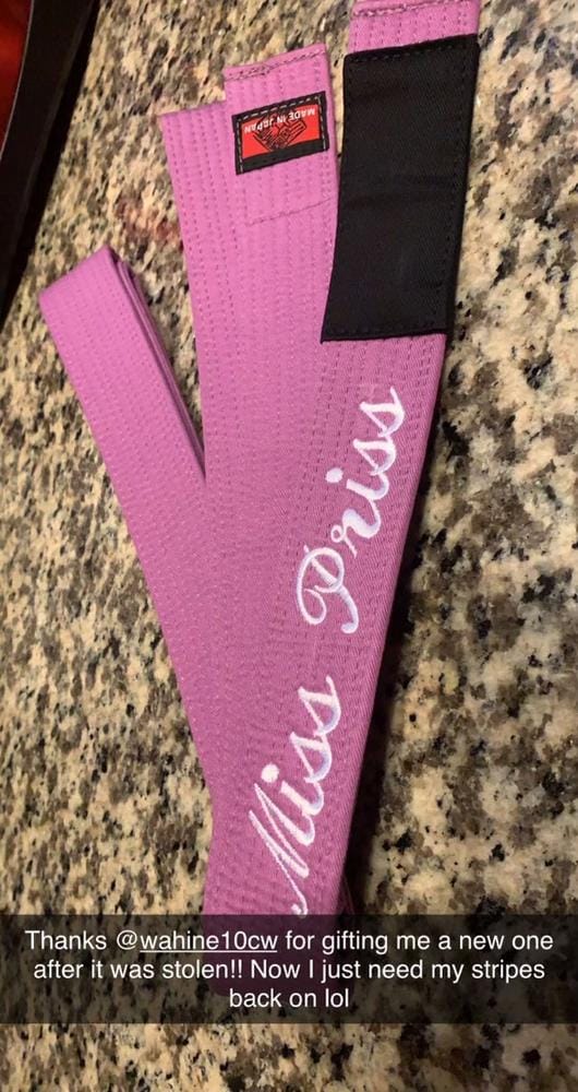 Customer photo review of Isami Light Purple Belt