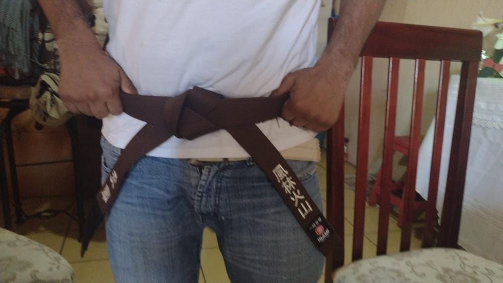 Customer photo review of Isami Brown Belt