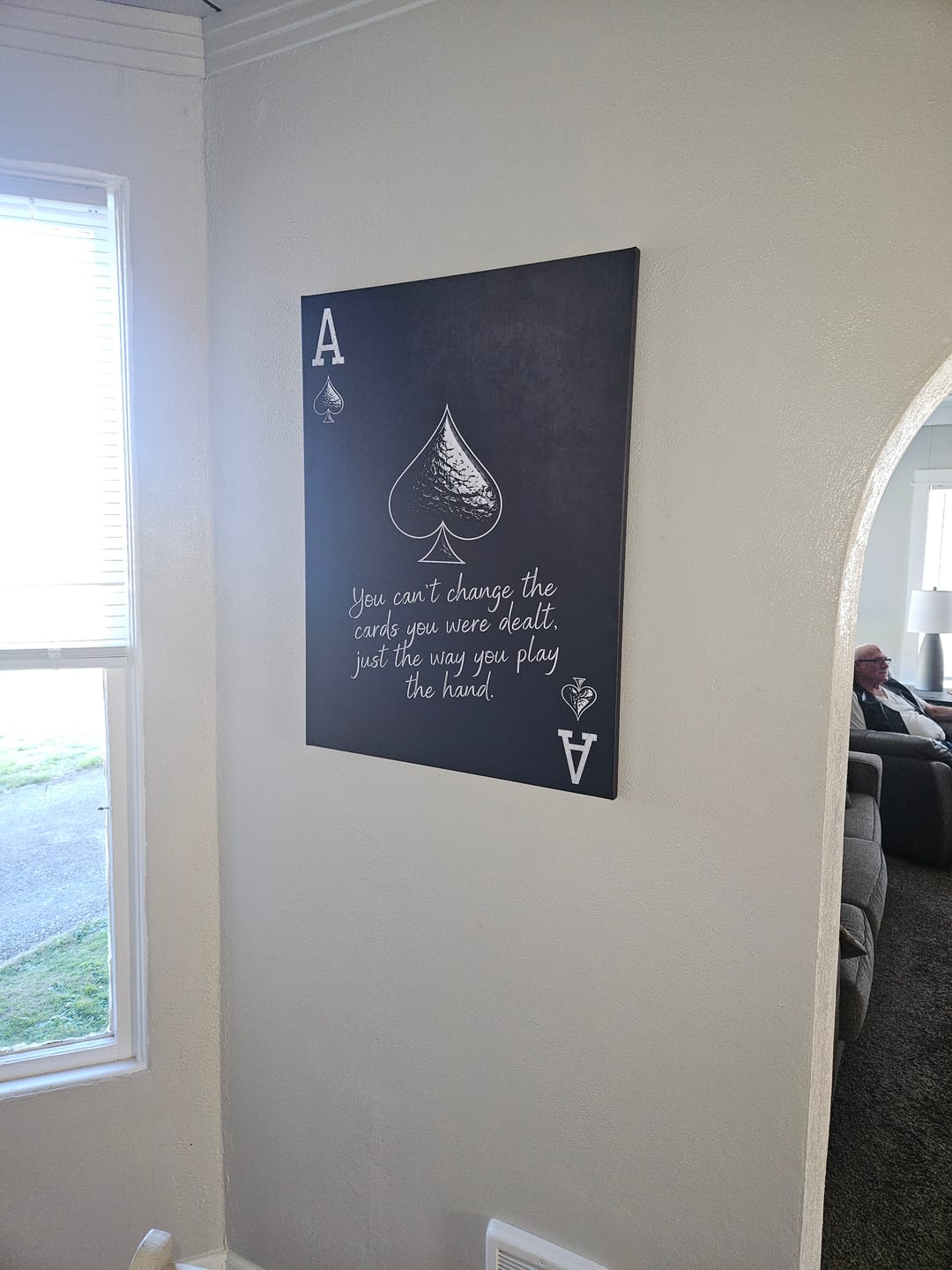 Customer photo review of You Can't Change The Cards