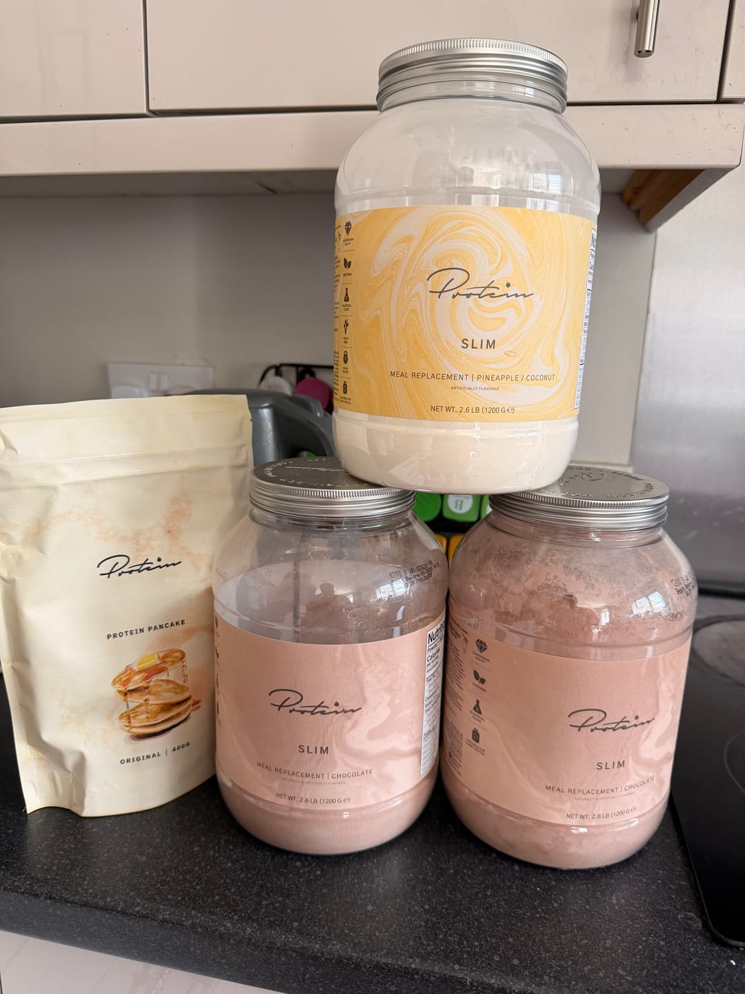 Customer photo review of Slim Meal Replacement | 34 Meals