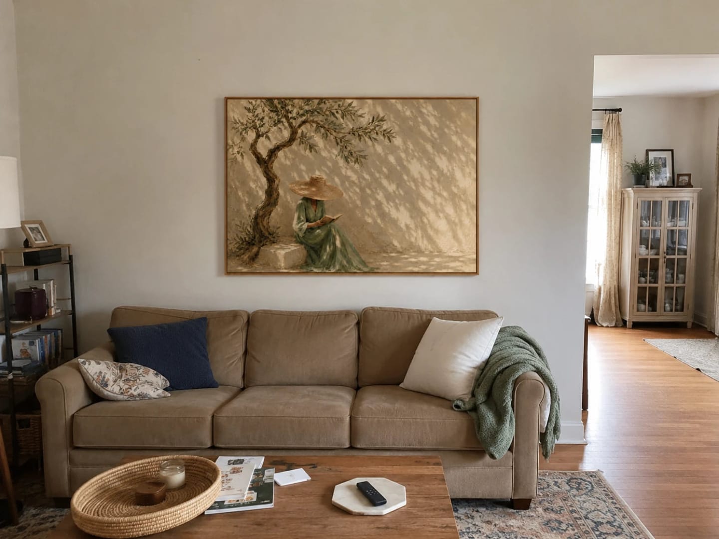 Customer photo review of Expressive Contemporary Art｜Quiet Afternoon with Olive Light