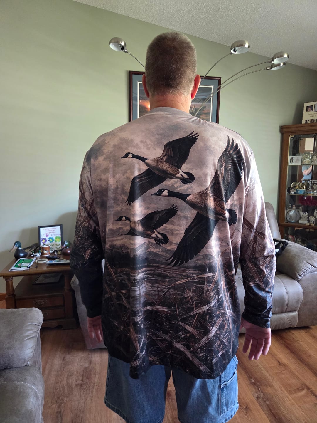 Customer photo review of Performance Hunting Long Sleeve - Marshland Goose Horizon - TBT327