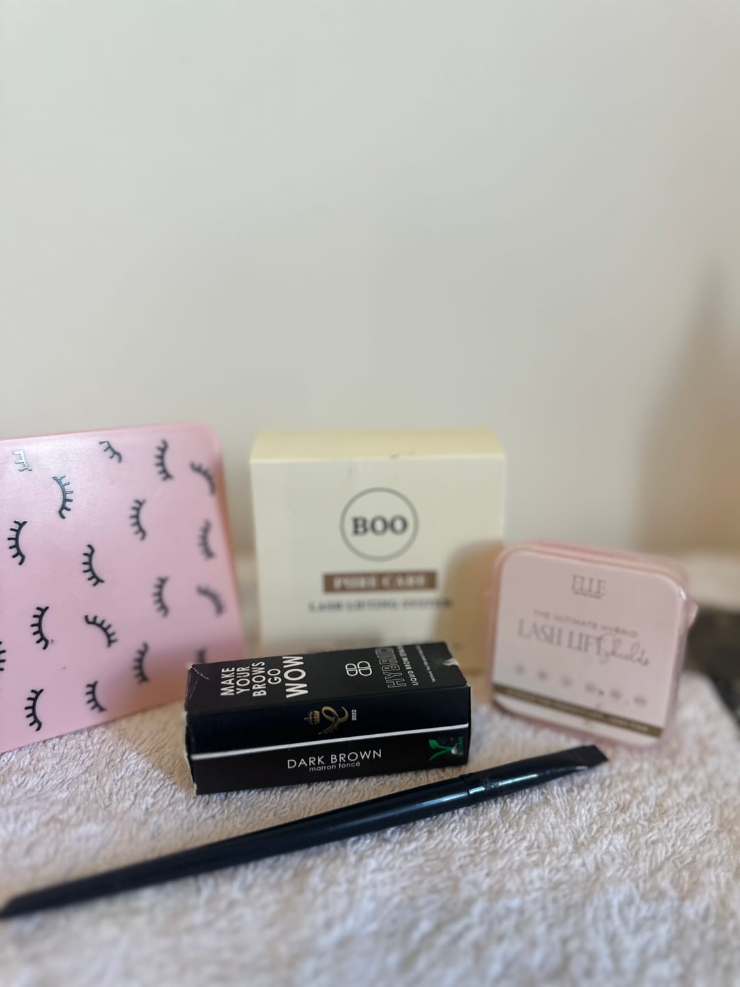 Customer photo review of Pure Care Lash & Brow Lift Pack