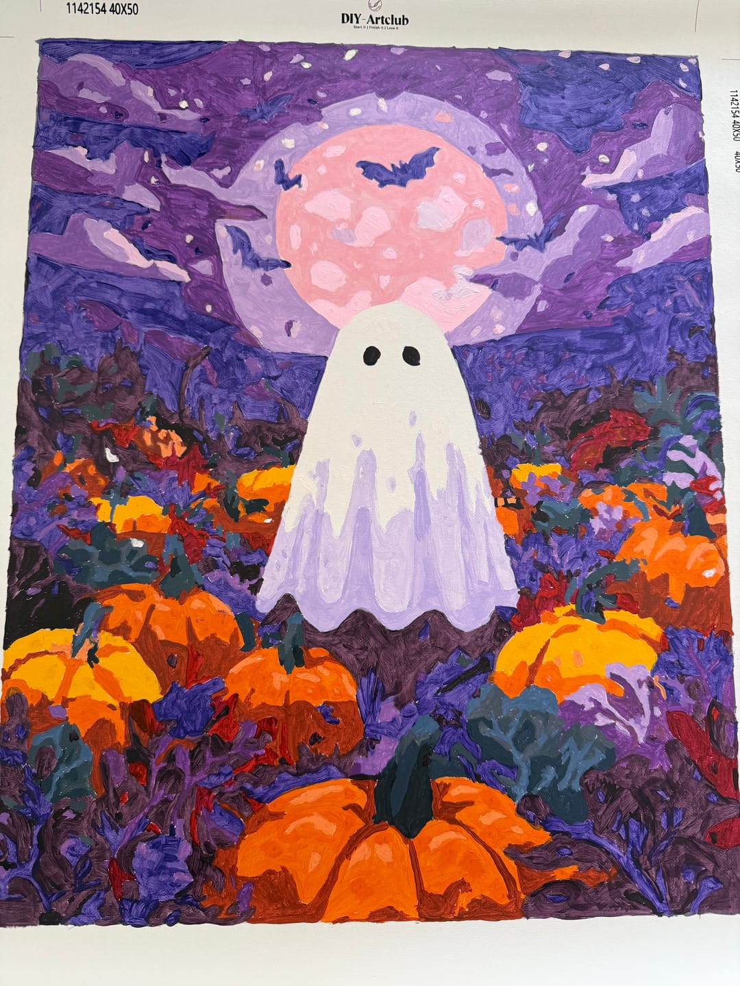 Customer photo review of Midnight ghost | Paint by Number