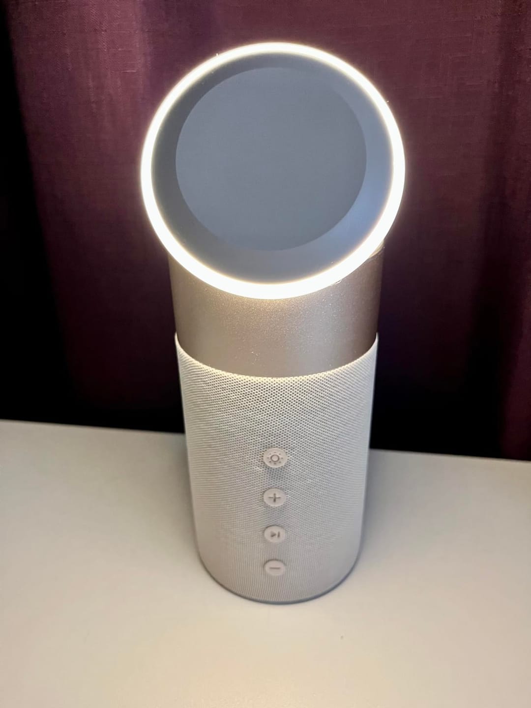 Customer photo review of GlowCharge 3-in-1 Charging Speaker