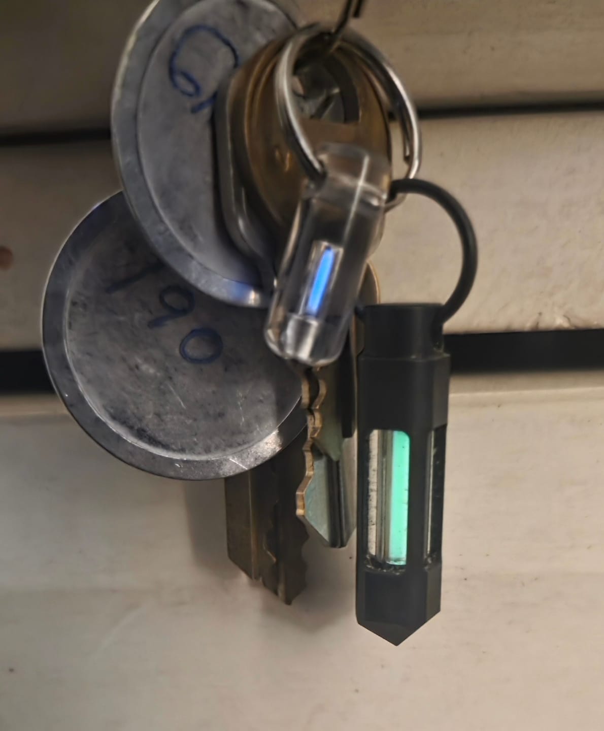 Customer photo review of Tritium Glow Fob