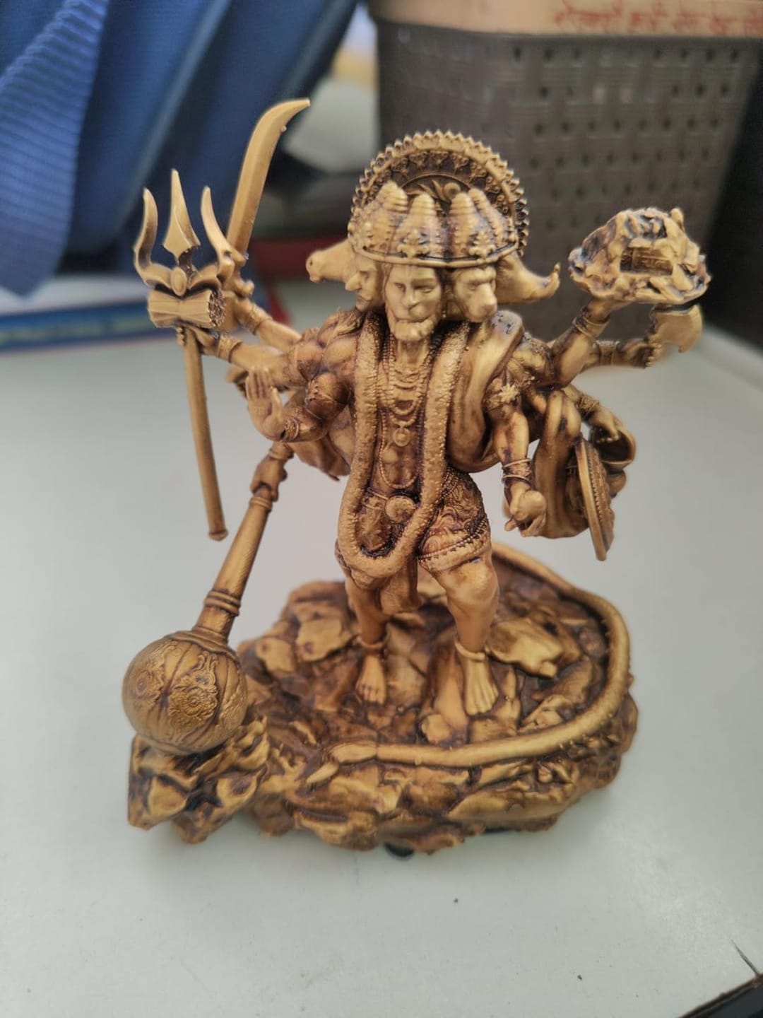 Customer photo review of Divine Car Dashboard Idol - Marble Dust Coated