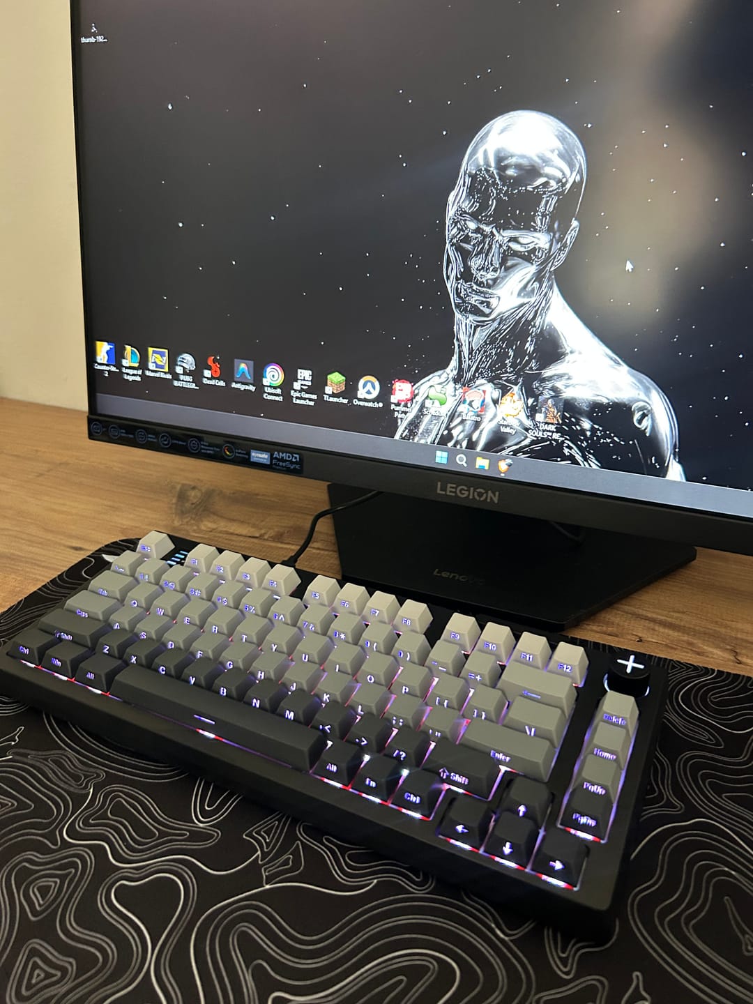 Customer photo review of Darmoshark Top75 HE Wireless Klavye (Manyetik Switch / HE)