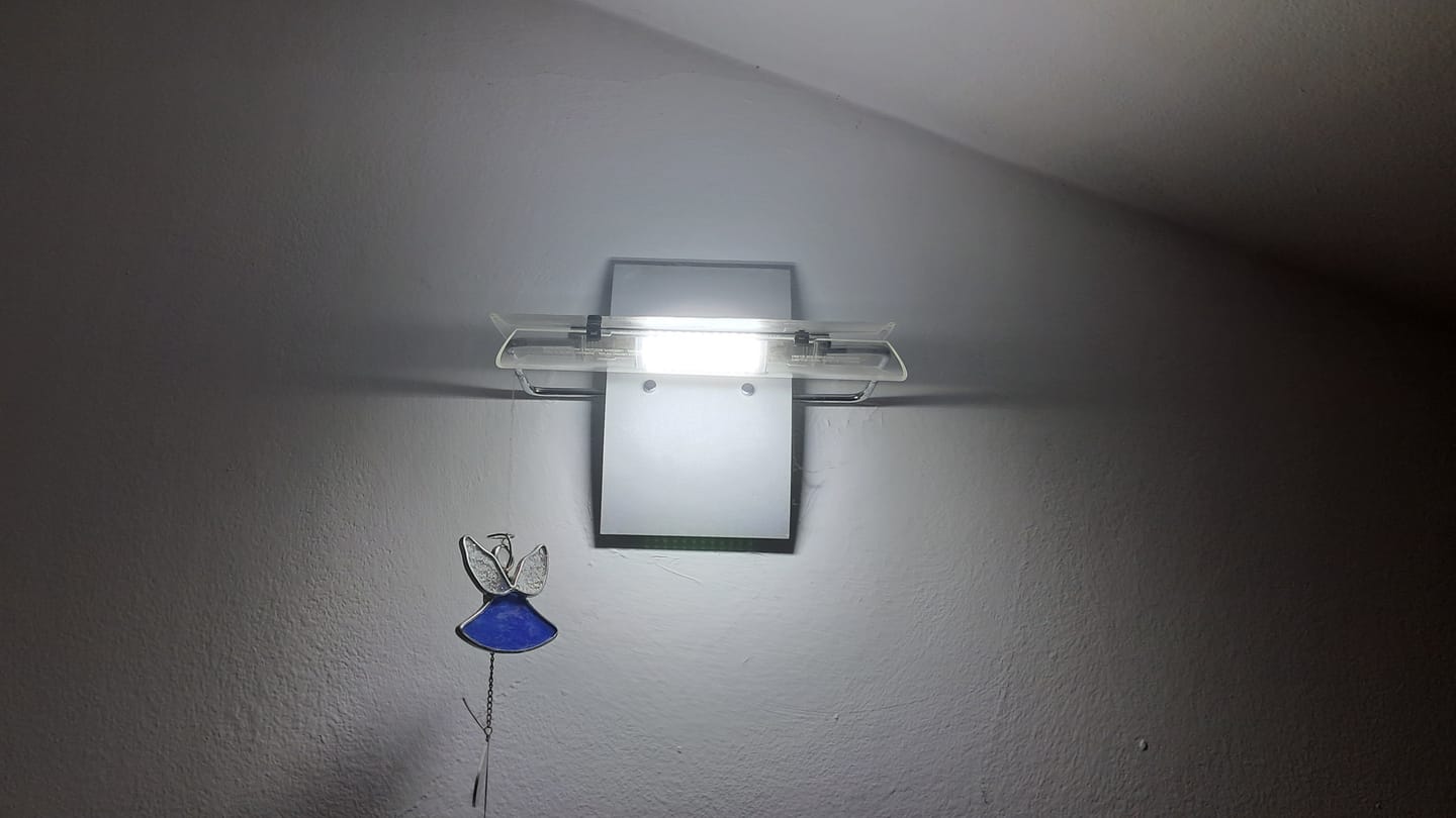 Customer photo review of OSRAM LED Line Lampe, 19W, 2452lm, R7s, 6500K , Kaltes Tageslicht