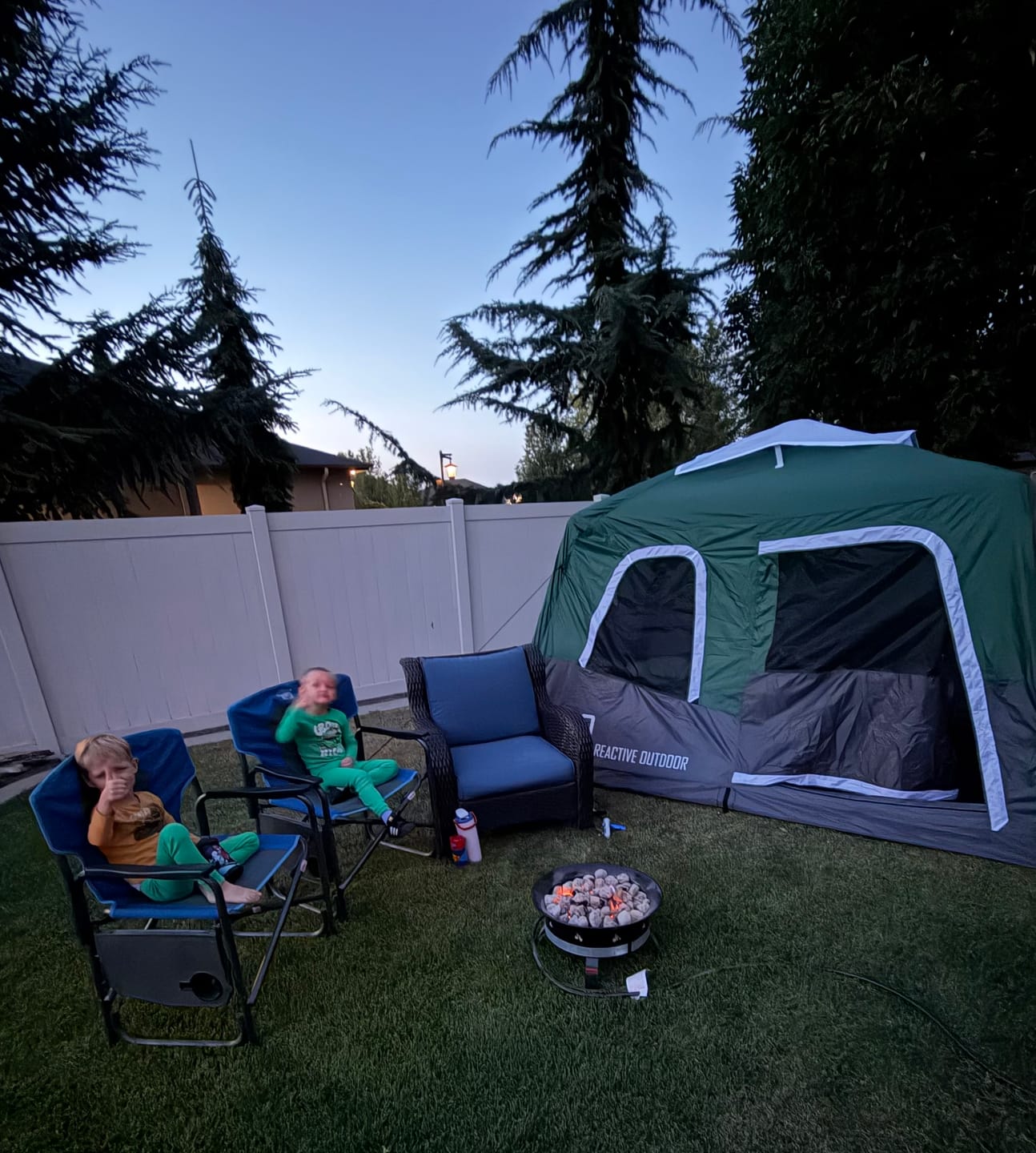 Customer photo review of 2-Step Cabin Tent