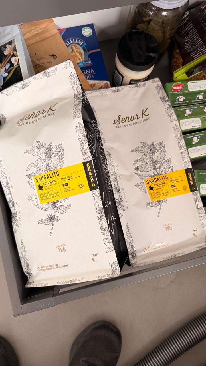 Customer photo review of Colombia | Finca Sausalito Bolsa 1 KG | GRANO ENTERO