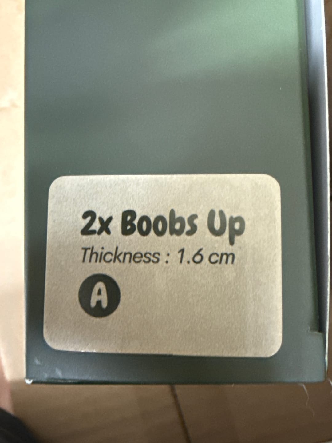Customer photo review of 2X Boobs Up Nubra In Skin (1.6 cm)