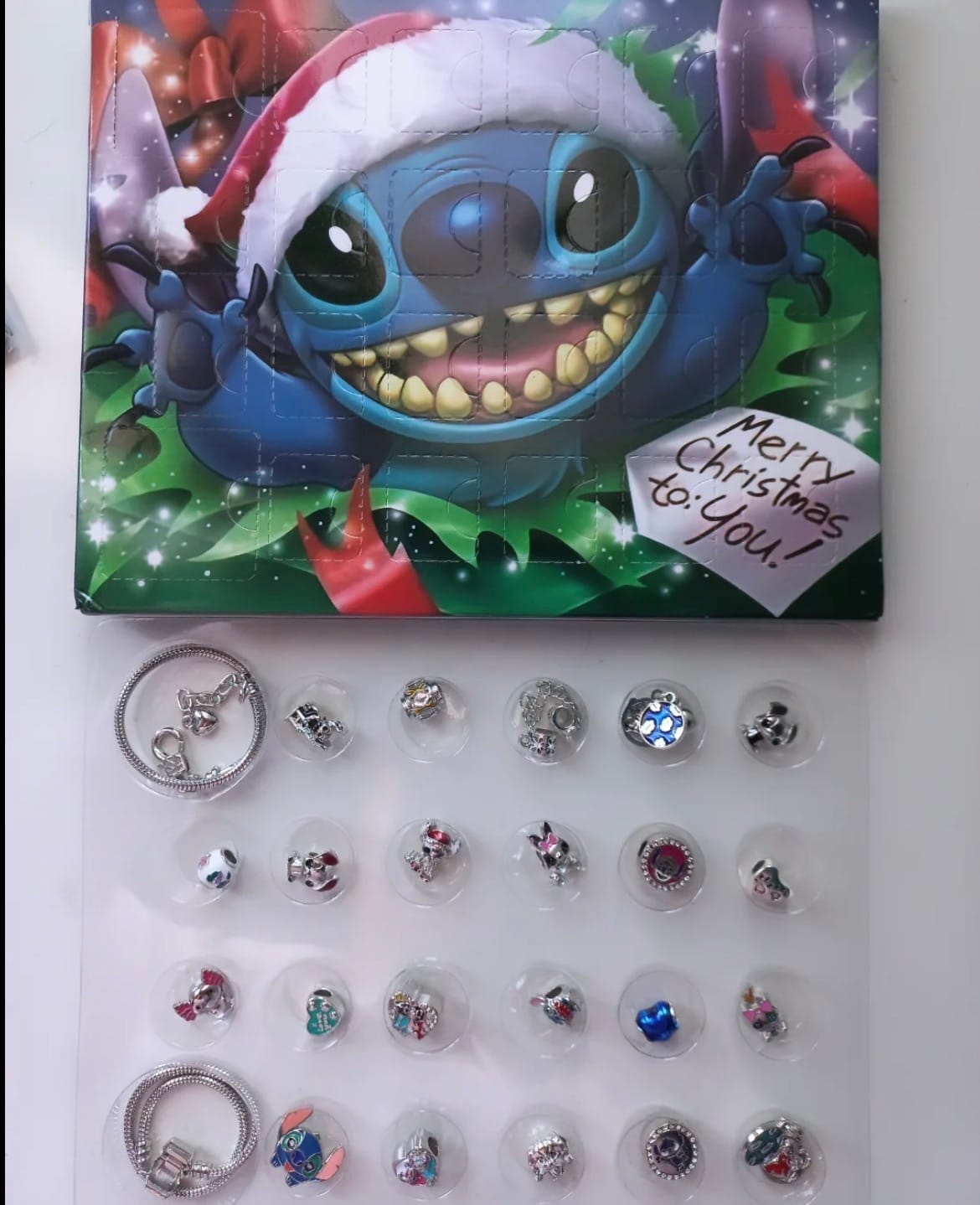 Customer photo review of Calendario de Adviento Joyas Ohana