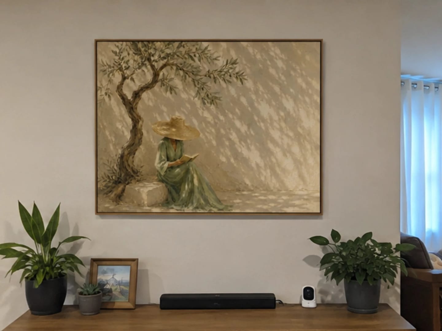 Customer photo review of Expressive Contemporary Art｜Quiet Afternoon with Olive Light