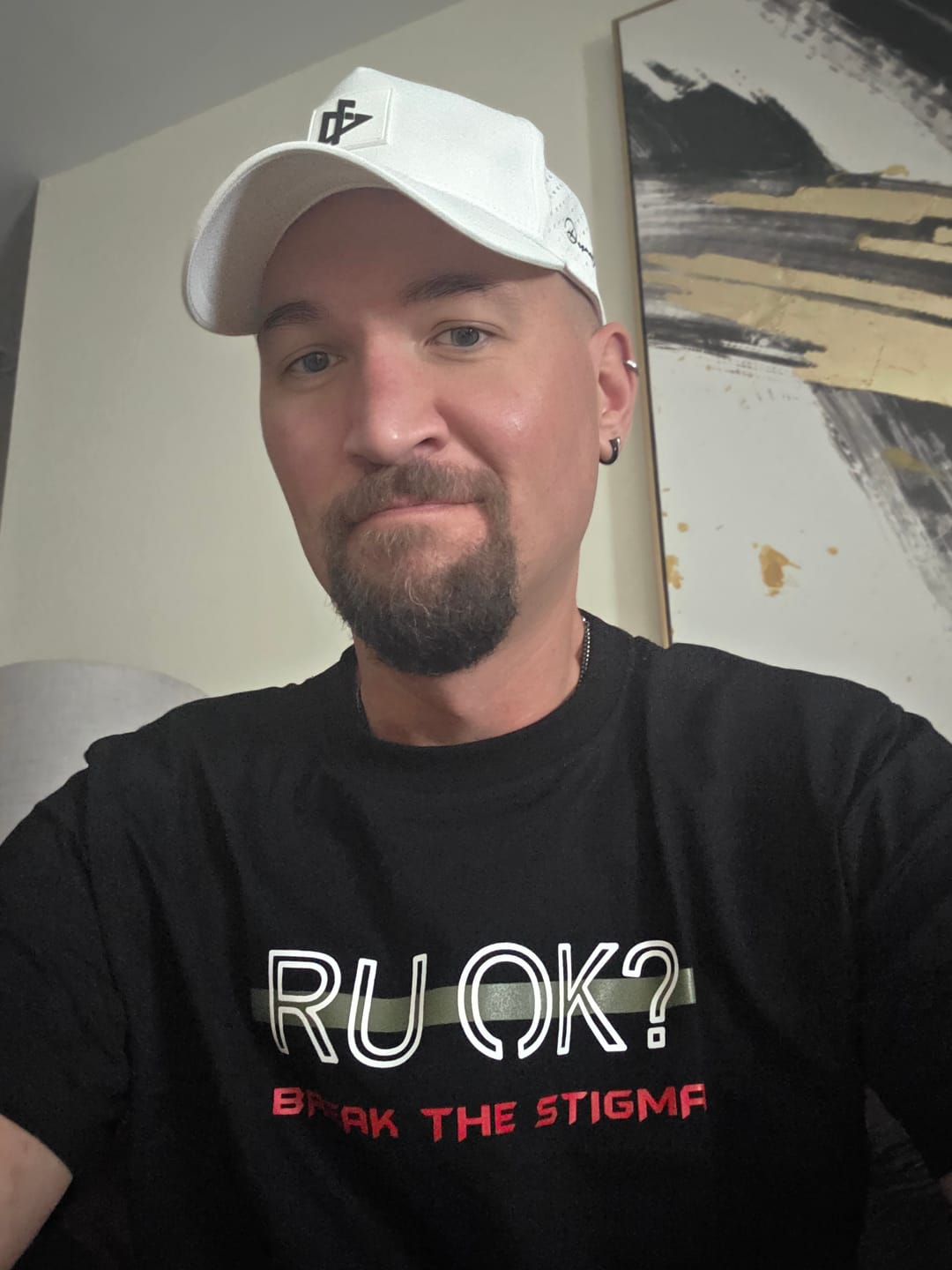 Customer photo review of Stigma Breaking Unisex Tee- Green Line