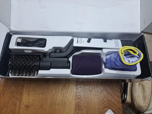 Customer photo review of GrillSpin Powered Grill Brush