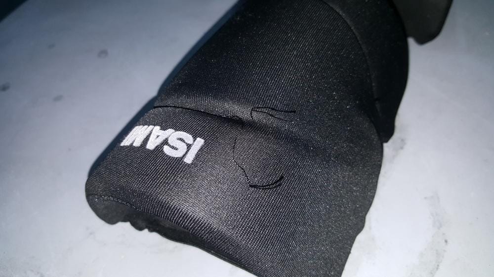 Customer photo review of Wrestling Knee Pads