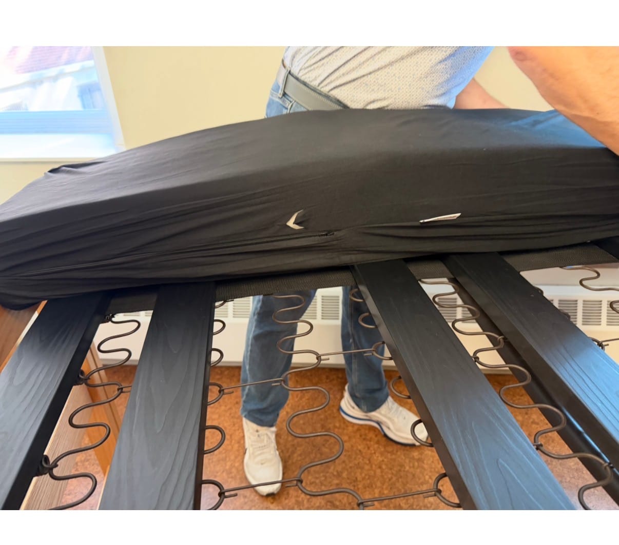 Customer photo review of Bed Expander Kit