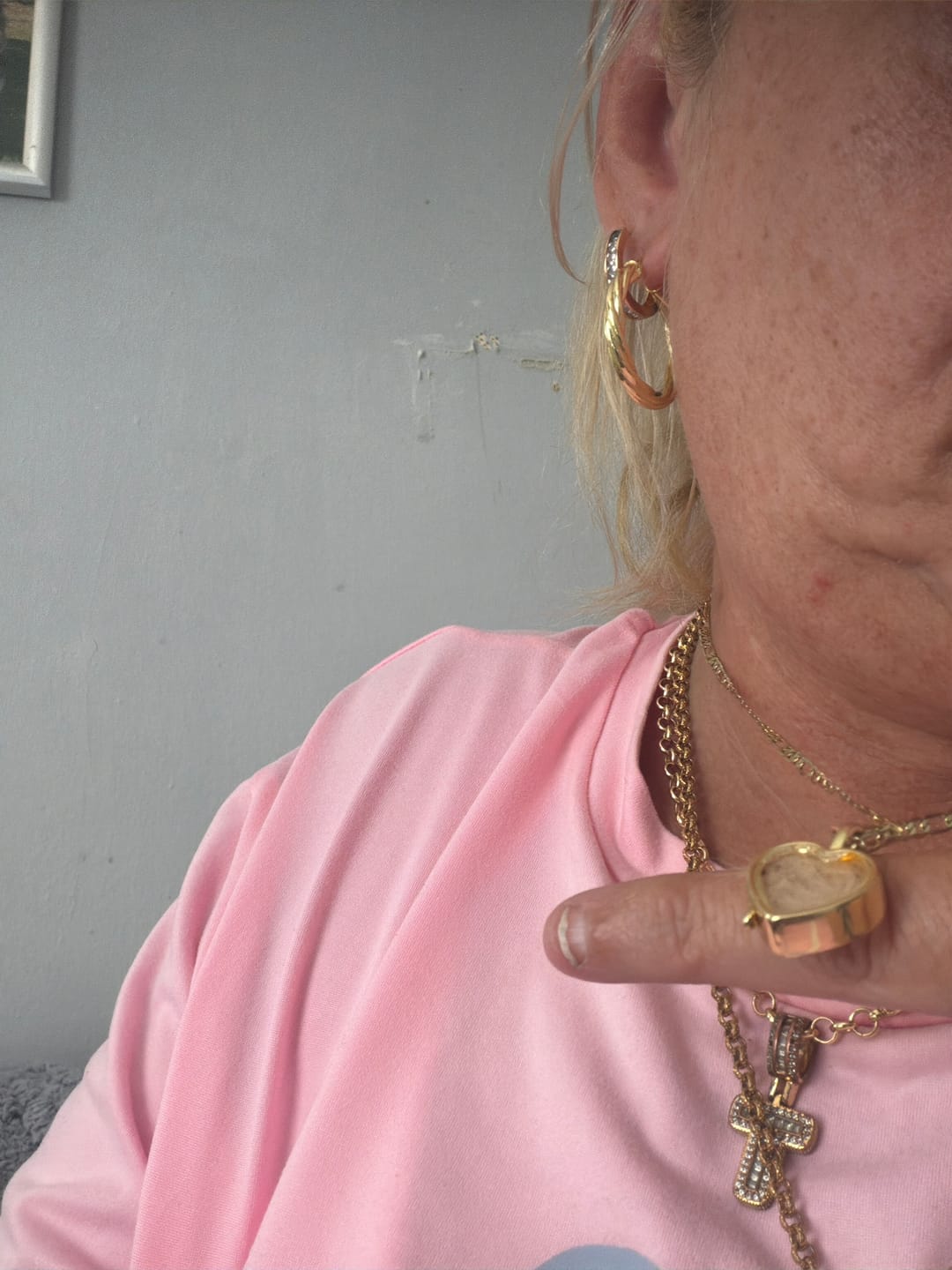 Customer photo review of FabuLove Charm Locket Necklace