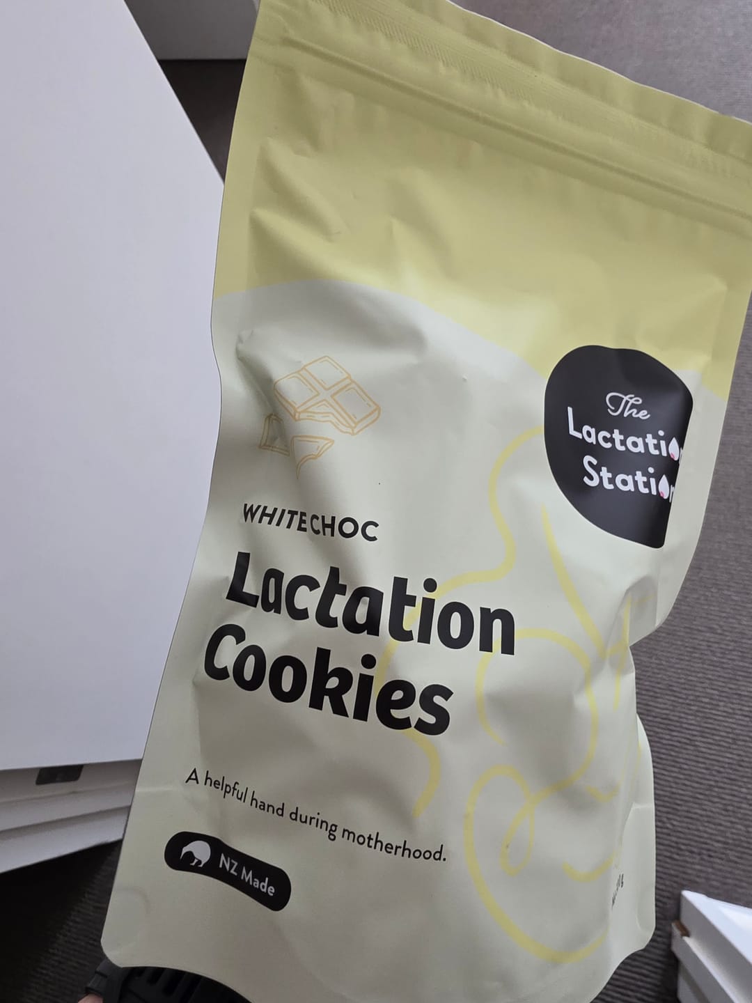 Customer photo review of White Choc Lactation Cookies