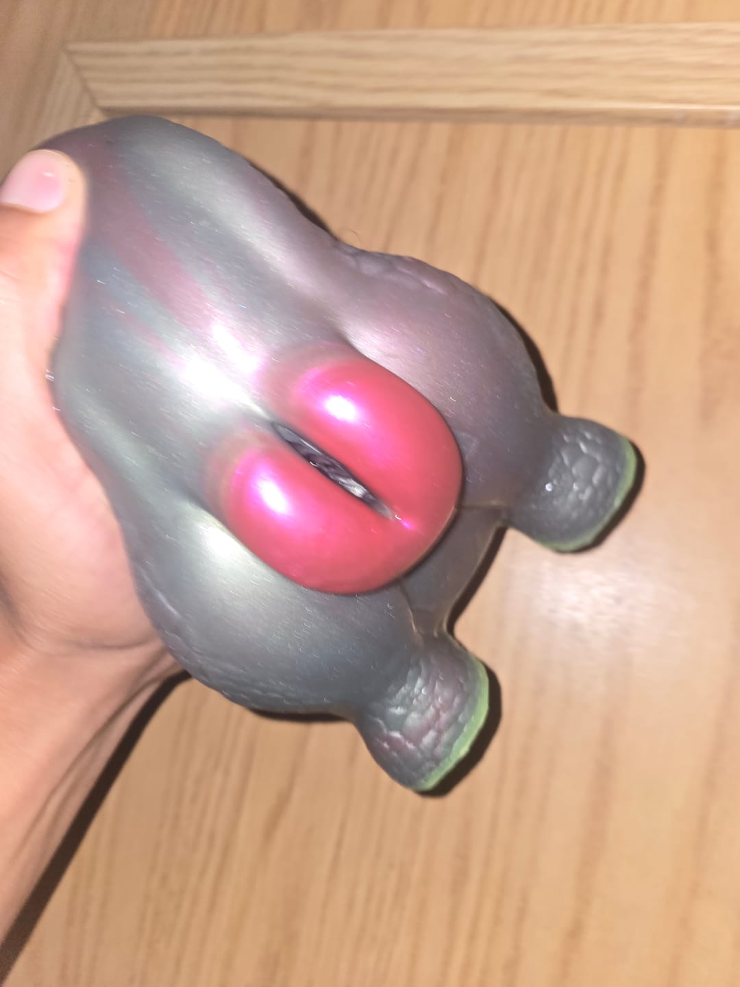 Customer photo review of Lizard Queen Single-Hole Fantasy Masturbator